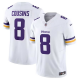 Men's Minnesota Vikings #8 Kirk Cousins Nike White Vapor F.U.S.E. Limited Jersey