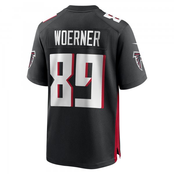 Men's Atlanta Falcons Charlie Woerner Nike  Black  Game Jersey