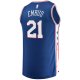 Youth Philadelphia 76ers Joel Embiid Fanatics Royal Fast Break Player Jersey - Icon Edition