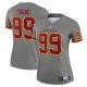 Women's Washington Football Team Chase Young Nike Gray Inverted Legend Jersey