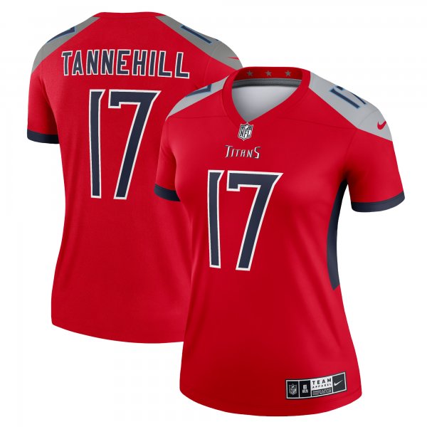 Women's Tennessee Titans Ryan Tannehill Nike Red Inverted Legend Jersey