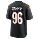 Men's Cincinnati Bengals Cam Sample Nike Black Game Jersey