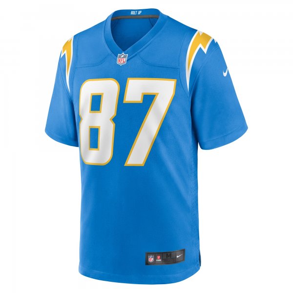 Men's Los Angeles Chargers Simi Fehoko Nike  Powder Blue  Game Jersey