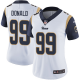 Nike Los Angeles Rams #99 Aaron Donald White Women's Stitched NFL Vapor Untouchable Limited Jersey