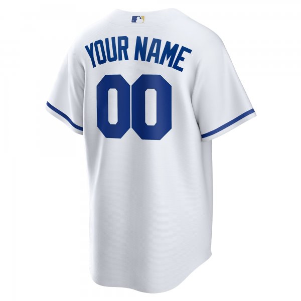 Youth Kansas City Royals Nike White Replica Custom Jersey