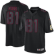 Nike Washington Redskins #81 Art Monk Black Men's Stitched NFL Impact Limited Jersey