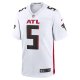 Men's Atlanta Falcons Drake London Nike White Away Game Player Jersey