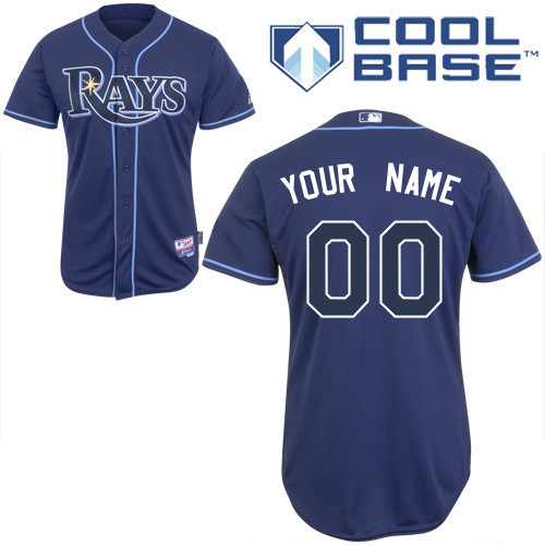 Tampa Bay Rays Customized Blue Cool Base MLB Jersey (S-3XL)