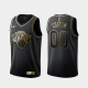 Men's New York Knicks Custom Black Golden Edition NBA Jersey