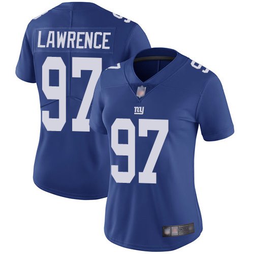 New York Giants #97 Dexter Lawrence Royal Blue Team Color Women's Stitched NFL Vapor Untouchable Limited Jersey