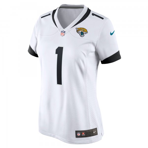 Women's Jacksonville Jaguars Travis Jr. Etienne Nike White Game Player Jersey