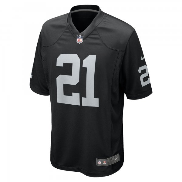 Men's Las Vegas Raiders Cliff Branch Nike Black Retired Player Game Jersey