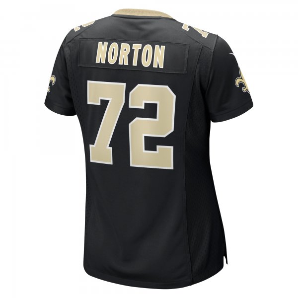 Women's New Orleans Saints Storm Norton Nike Black Game Jersey