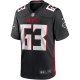 Men's Atlanta Falcons Chris Lindstrom Nike Black Game Jersey