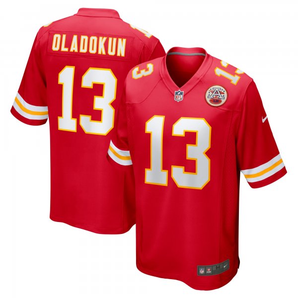 Men's Kansas City Chiefs Chris Oladokun Nike  Red  Game Jersey