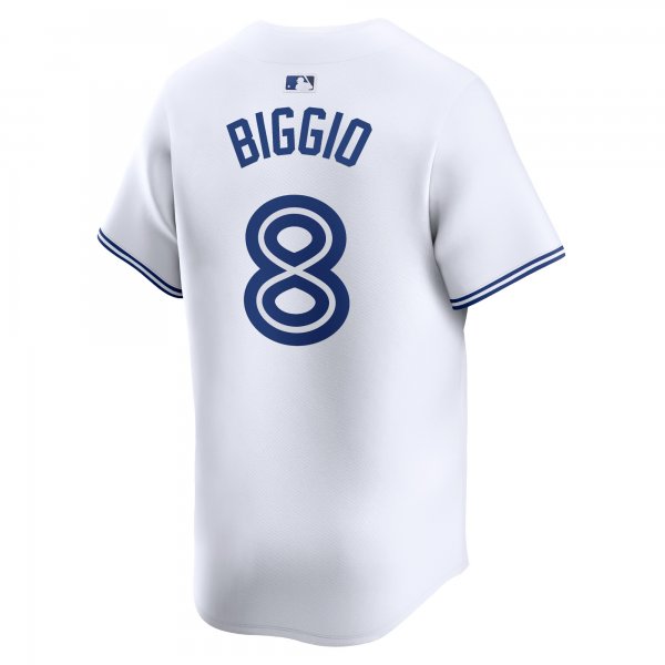 Men's Toronto Blue Jays Cavan Biggio Nike White Home Limited Player Jersey