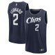 Men's LA Clippers Kawhi Leonard Fanatics Navy Fast Break Jersey - City Edition