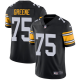 Men's Nike Steelers #75 Joe Greene Black Alternate Stitched NFL Vapor Untouchable Limited Jersey