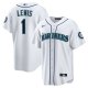 Men's Seattle Mariners Kyle Lewis Nike White Replica Player Name Jersey