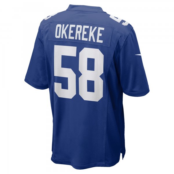 Men's New York Giants Bobby Okereke Nike Royal Game Player Jersey