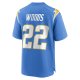 Men's Los Angeles Chargers JT Woods Nike Powder Blue Game Player Jersey