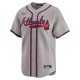 Men's Atlanta Braves  Nike Gray Away Limited Custom Jersey