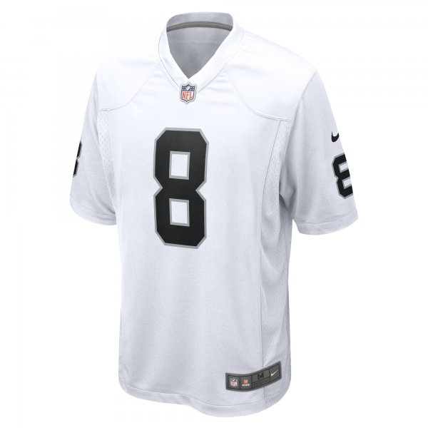 Men's Las Vegas Raiders Josh Jacobs Nike White Game Player Jersey