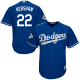 Los Angeles Dodgers #22 Clayton Kershaw Blue New Cool Base 2017 World Series Bound Stitched MLB Jersey