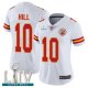 Kansas City Chiefs #10 Tyreek Hill White Super Bowl LIV Bound Women's Stitched NFL Vapor Untouchable Limited Jersey