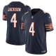 Men's Chicago Bears #4 Eddie Jackson Nike Navy Vapor F.U.S.E. Limited Jersey