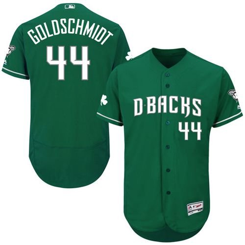 Arizona Diamondbacks #44 Paul Goldschmidt Green Celtic Flexbase Collection Stitched MLB Jersey