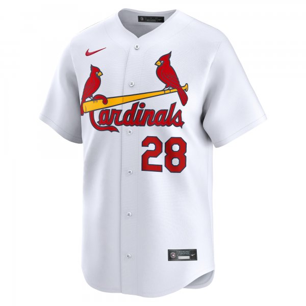 Men's St. Louis Cardinals Nolan Arenado Nike White Home Limited Player Jersey