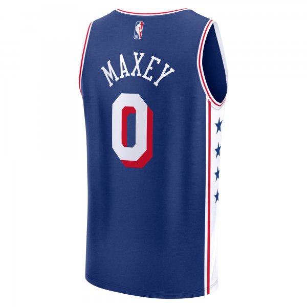 Youth Philadelphia 76ers Tyrese Maxey Fanatics Royal Fast Break Replica Player Jersey - Icon Edition