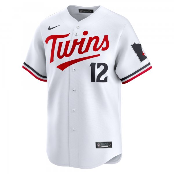 Men's Minnesota Twins Kyle Farmer Nike White Home Limited Player Jersey