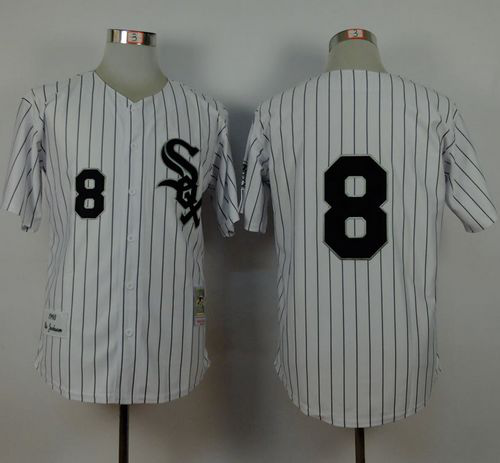 Mitchell And Ness 1993 Chicago White Sox #8 Bo Jackson White Stitched MLB Jersey