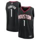 Youth Houston Rockets Amen Thompson Fanatics Black Fast Break Replica Player Jersey - Statement Edition