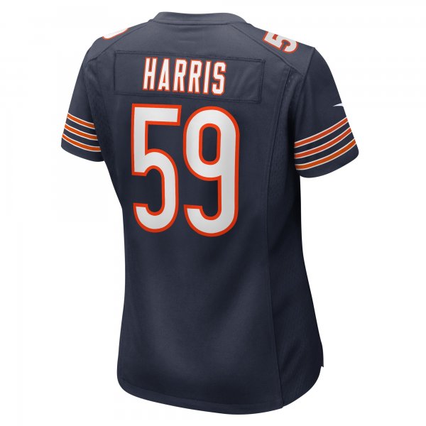 Women's Chicago Bears Jalen Harris Nike  Navy Team Game Jersey