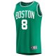 Youth Boston Celtics Kristaps Porzingis Fanatics Kelly Green Fast Break Player Jersey - Icon Edition