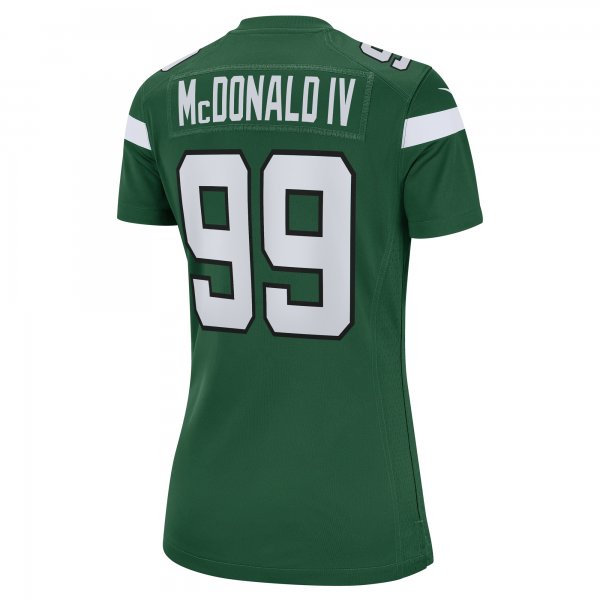 Women's New York Jets Will McDonald IV Nike Gotham Green  Game Jersey