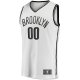 Youth Brooklyn Nets  Fanatics White Fast Break Replica Custom Jersey - Association Edition