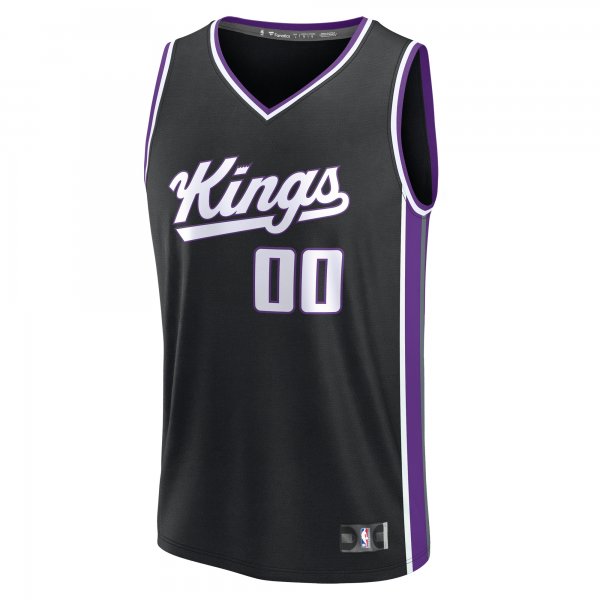 Youth Sacramento Kings  Fanatics Black Custom Fast Break Jersey - Icon Edition