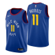 Men's Denver Nuggets #11 Monte Morris Blue NBA Swingman Statement Edition Jersey