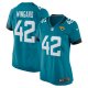 Women's Jacksonville Jaguars Andrew Wingard Nike Teal Nike Game Jersey