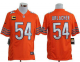 Nike Chicago Bears #54 Brian Urlacher Orange Alternate With C Patch Men's Stitched NFL Game Jersey