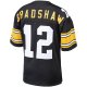 Men's Pittsburgh Steelers Terry Bradshaw Mitchell & Ness Black Throwback Retired Player Jersey