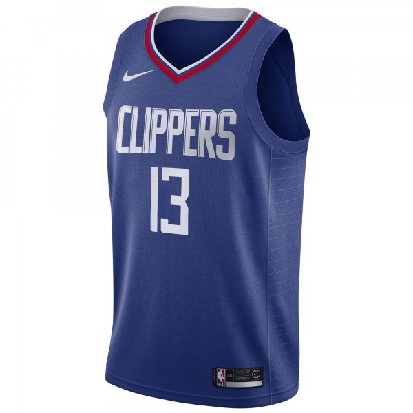 Men's LA Clippers Paul George Nike Blue 2019/20 Swingman Jersey - Icon Edition