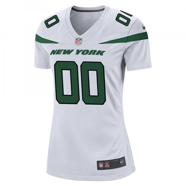 Women's Nike White New York Jets Custom Game Jersey