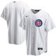 Men's Nike Chicago Cubs Blank White Home 2020 MLB Jersey