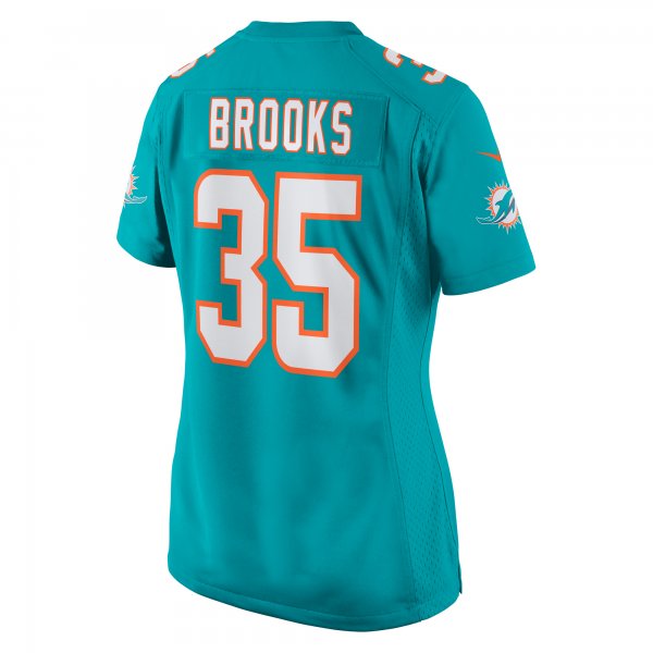 Women's Miami Dolphins Christopher Brooks Nike  Aqua Team Game Jersey