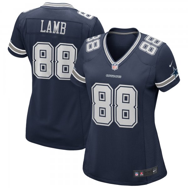 Women's Dallas Cowboys CeeDee Lamb Nike Navy Game Jersey